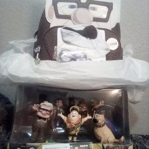 Bundle of 4 NWT: Loungefly Disney Pixar Up Carl backpack and......